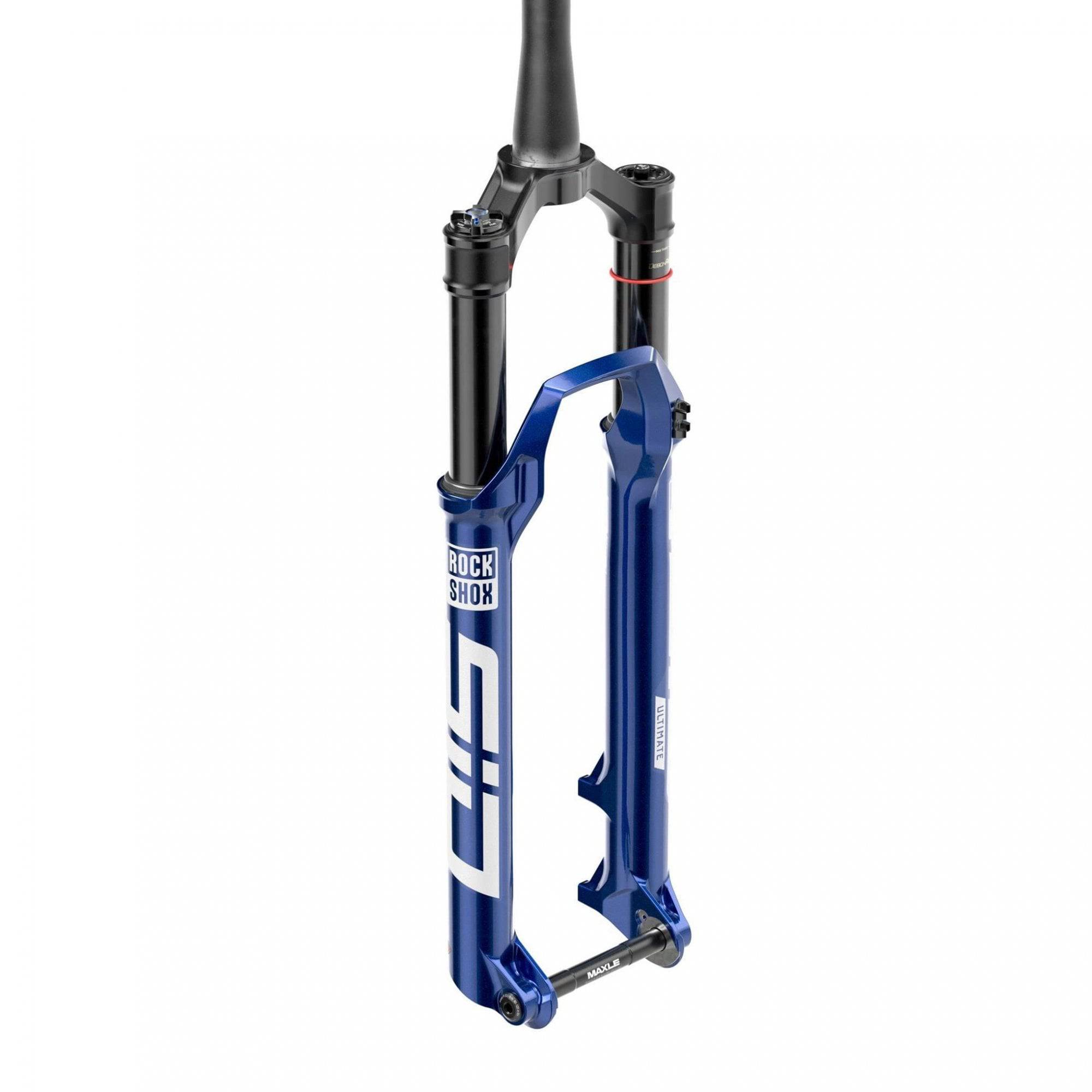 Rock Shox 3P Remote D1 forks with Maxle Stealth, Ziptie Fender, and Star Nut, mountain bike suspension component.