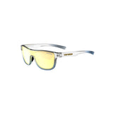 Tifosi Sizzle single lens sunglasses with UV protection and anti-bounce fit, showcasing sleek design and sporty style.