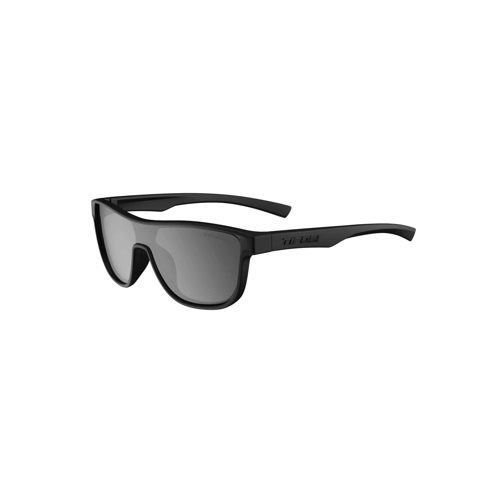 Tifosi Sizzle single lens sunglasses with UV protection and anti-bounce fit, stylish outdoor eyewear for active wear.