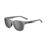 Tifosi Swank polarized sunglasses with single lens UV protection, featuring sleek black frames and tinted lenses.