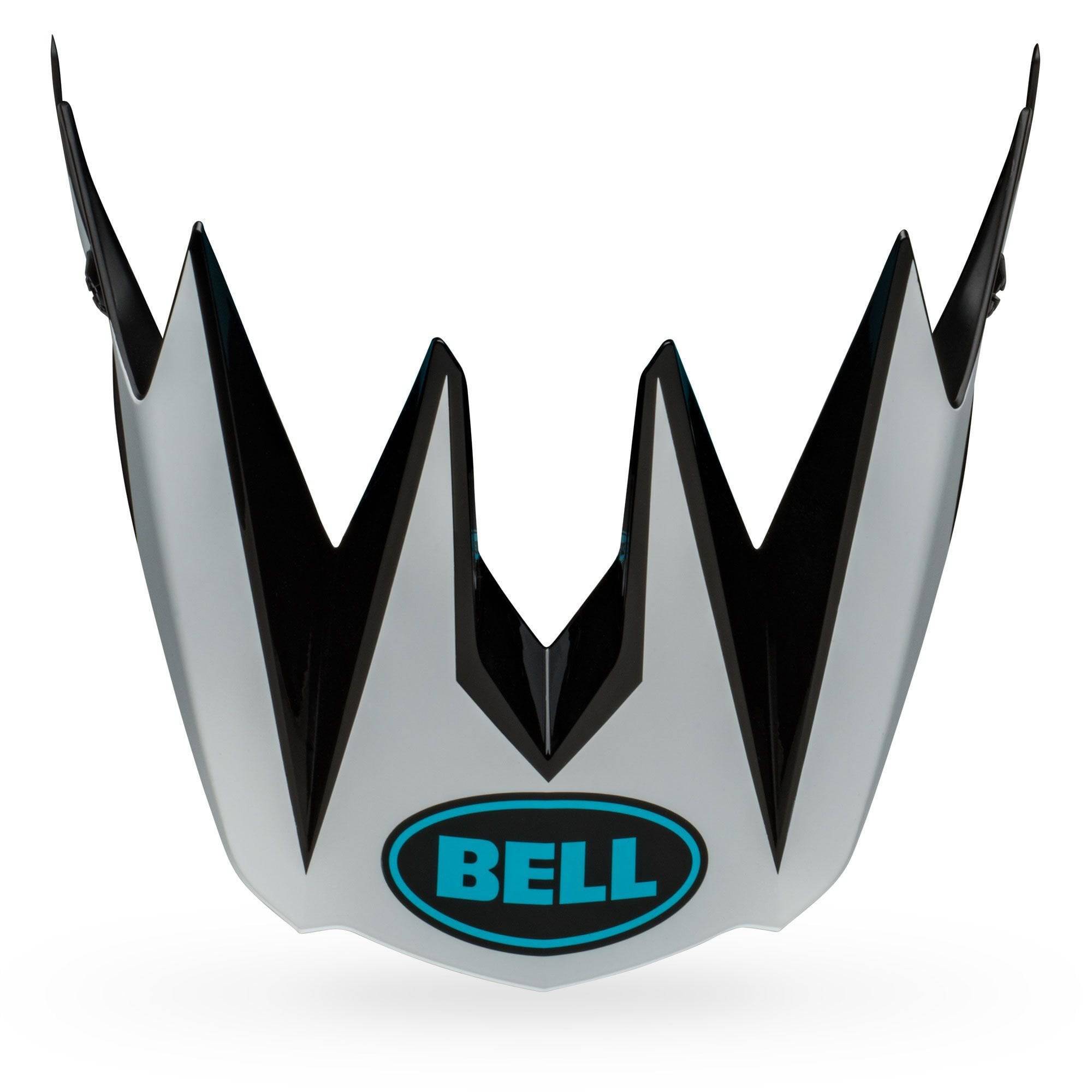 Bell Full-10 helmet visor replacement kit with clear, durable visor for full-face motorcycle helmets, provides clear vision and protection.