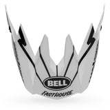 Bell Full-10 helmet visor replacement kit with clear, durable visor for full-face motorcycle helmets, ensuring optimal visibility.