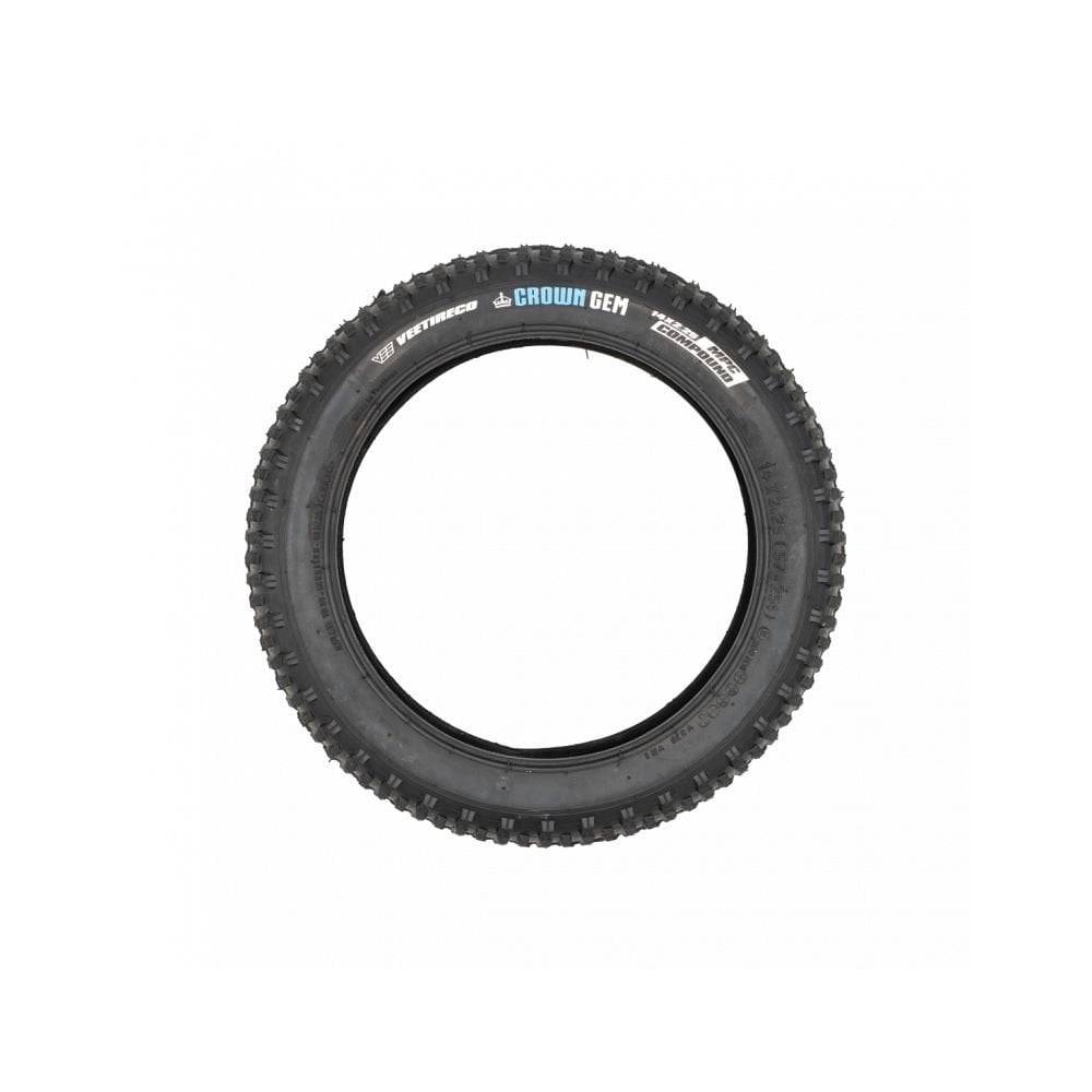 Kids Ride Shotgun Dirt Hero 14" Vee Crown Gem black pneumatic replacement tyre for kids' ride-on vehicles.