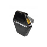 Jagwire Sport Road Brake Cable Slick Galv 2000mm, Shimano compatible, in a pack of 100, showing flexible, shiny metallic brake cables.