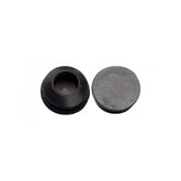 Jagwire black frame plug refill bag with 10 close-type caps for 8.0mm ports on bicycle components.