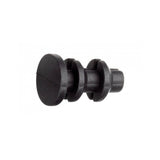 Jagwire black frame plug refill bag with 10 closed-type round ports, fits 5.7-6mm bike frame openings.