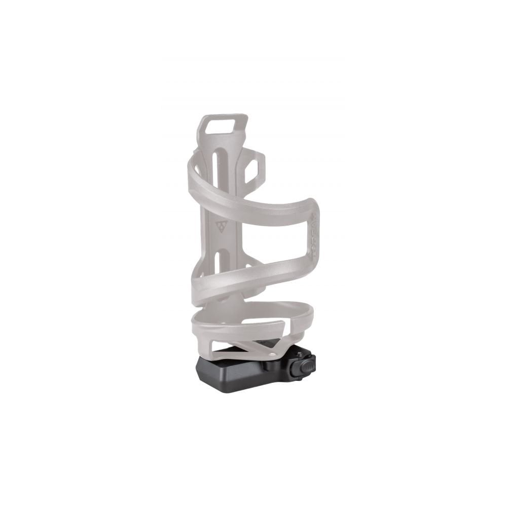 Topeak Dualside Cage Pro with Toolbox N11 black bike bottle cage and tool kit, reversible design for cycling accessories.