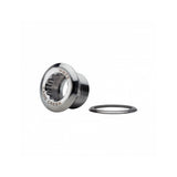 Cane Creek eeWings spindle bolt kit with washer, 3-bolt, 14mm hex key, silver bicycle component hardware for cranksets.