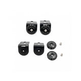 Kids Ride Shotgun 2.0 black seat flange assembly for secure mounting, replacement accessories for kids' ride-on vehicle.