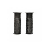 Pair of Kids Ride Shotgun Dirt Hero Pro Grips in black, 19mm size, designed for kids' bike accessories.