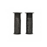 Pair of Kids Ride Shotgun Dirt Hero Pro Grips in black, 19mm size, designed for kids' bike accessories.