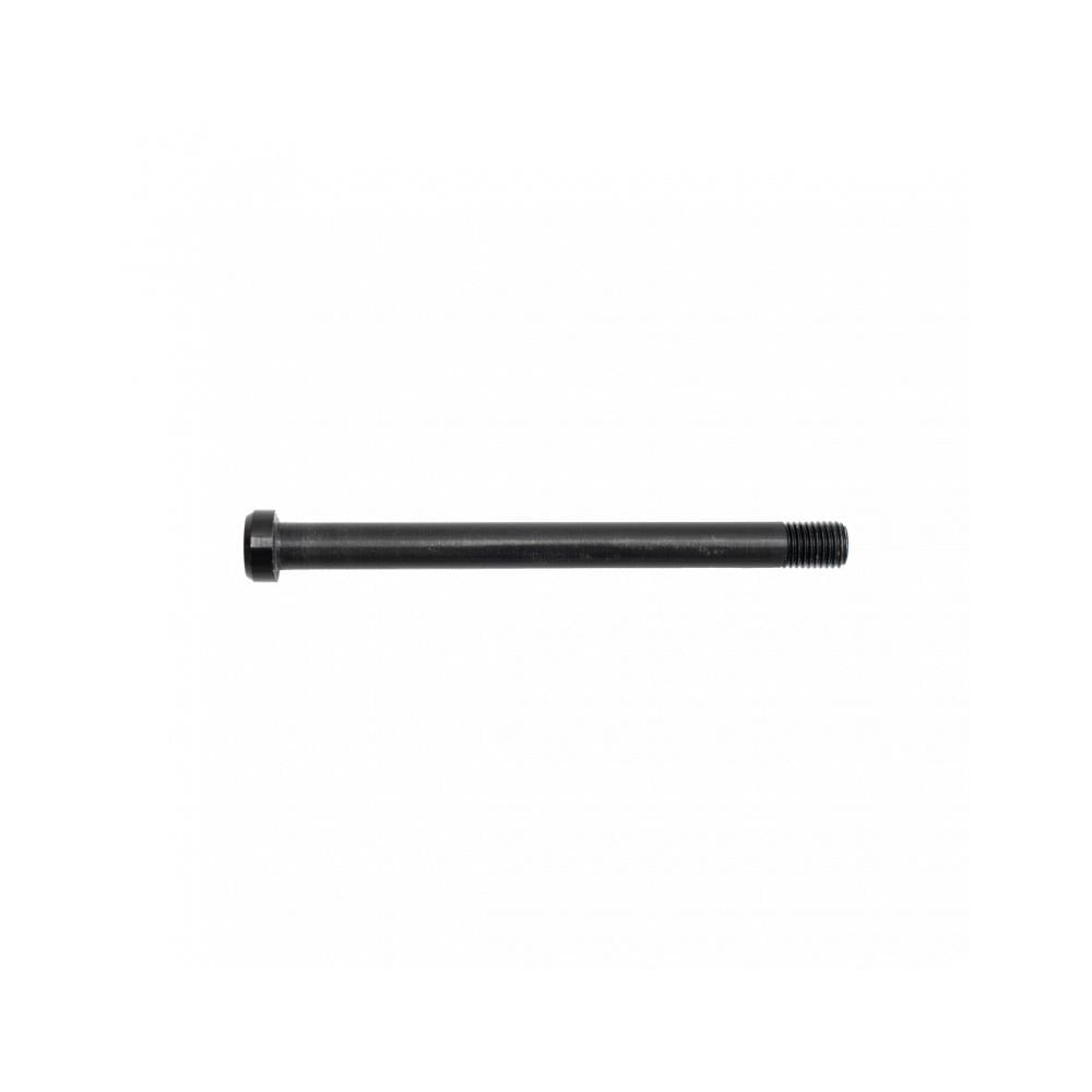 Kids Ride Shotgun Dirt Hero replacement thru axle in black for 12" and 14" wheel kits, designed for kids' bike accessories.