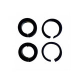 Kids Ride Shotgun 2.0 handlebar rubber insert pack in black, replacement spare accessories for kids' bike safety and comfort.