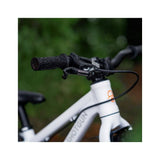 Kids Ride Shotgun rear brake kit with HC1 lever, 140mm rotor, child-safe guard, black bike accessory for kids' bikes
