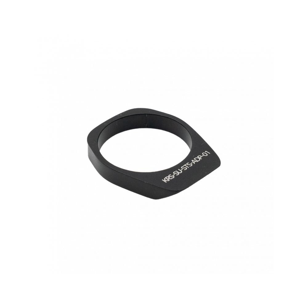 Black Kids Ride Shotgun Pro Adapter for Scott Syncros 1.5 headset bikes, accessory for kids' bike safety and comfort.