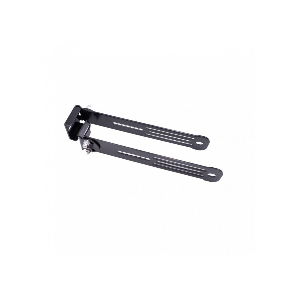 Black Kids Ride Shotgun M6 Swing Arm with Flange Assembly replacement kit for kids' ride-on toy accessories.