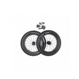 Kids Ride Shotgun Dirt Hero 14-inch wheel kit with Vee Crown Gem tyres and disc brake mount in black, designed for kids' ride-on bikes.