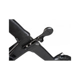 Topeak UTF Multi-Mount Pro black accessory for integrated bike bars, adjustable GPS and light mount on a bicycle handlebar.