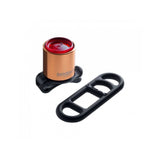 Brooks Femto Copper rear bike light with 15 lumens and multiple flash modes, compact cycling accessories for visibility and safety