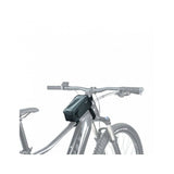 Topeak Bento Pack black top tube bike bag with phone case and organizer, designed for cycling accessories storage.