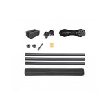 Topeak Pakgo EX bike transport case in black with multi-directional wheels, designed for secure bike travel accessories.