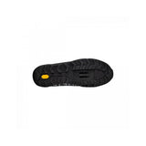 Fizik Terra Ergolace GTX waterproof flat MTB shoes with Vibram outsole, showing black waterproof cycling shoes with textured soles.