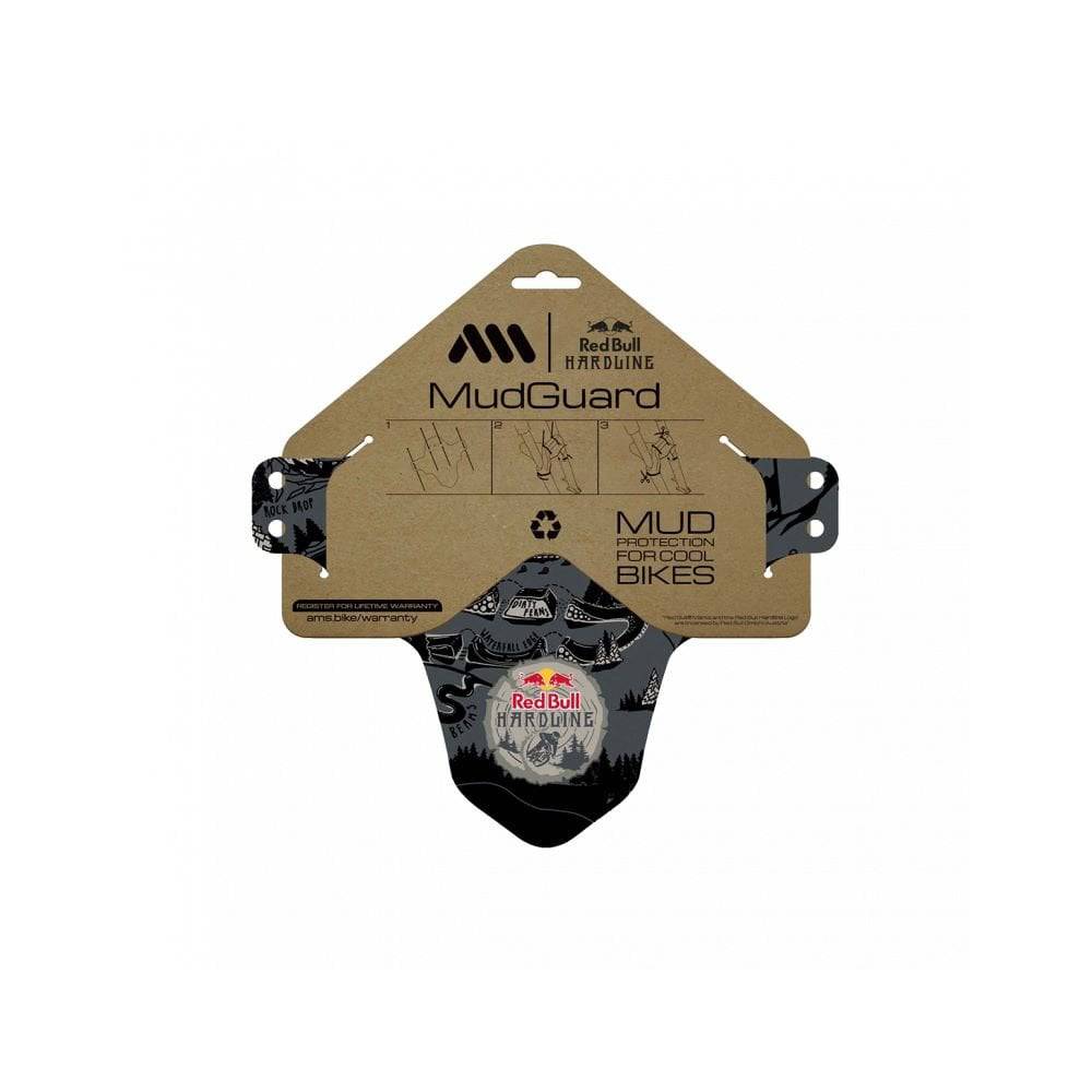 All Mountain Style Mountain Guards - AMS Mudguard Red Bull Hardline