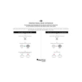 Crankbrothers black cleat spacers, 2.1mm, for pedal fit adjustment, replacement component for bike pedals.