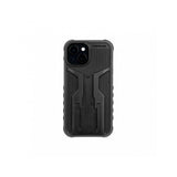 Topeak iPhone 15 RideCase black bike mount case with adjustable stand, durable accessories for cycling and smartphone protection.