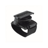Topeak Omni Ridecase II bike phone mount with stem multi-mount in black, showing the sturdy case attached to a bike handlebar