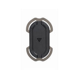 Topeak Omni Ridecase II bike phone mount with stem multi-mount in black, designed for secure smartphone attachment on bikes.