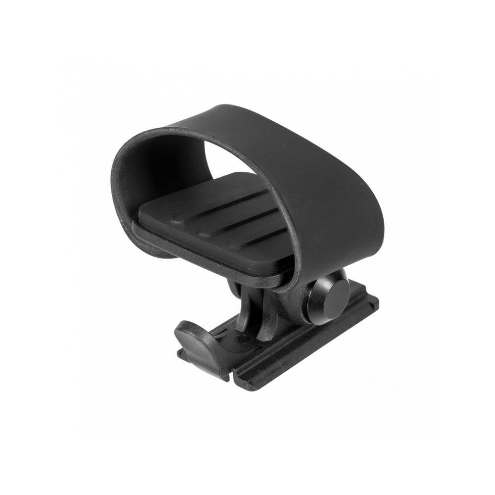 Topeak black stem multi-mount for bike front light and GoPro camera, versatile bike accessories for mounting devices.
