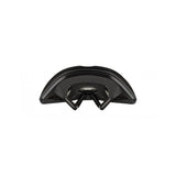 Fizik Tempo Argo R1 endurance road bike saddle with Wingflex design, featuring sleek black construction and streamlined shape.