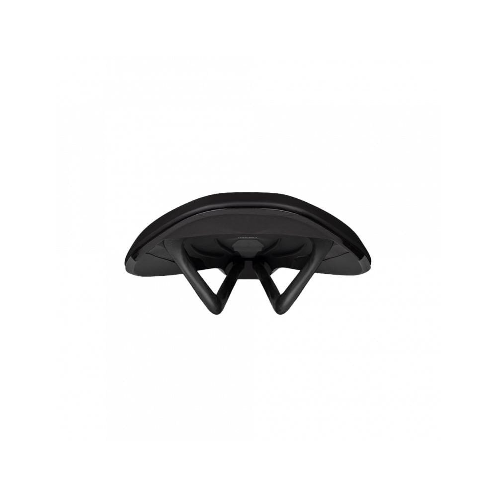 Fizik Terra Argo X1 gravel bike saddle with ergonomic cut-out and carbon rails, designed for comfortable gravel riding.