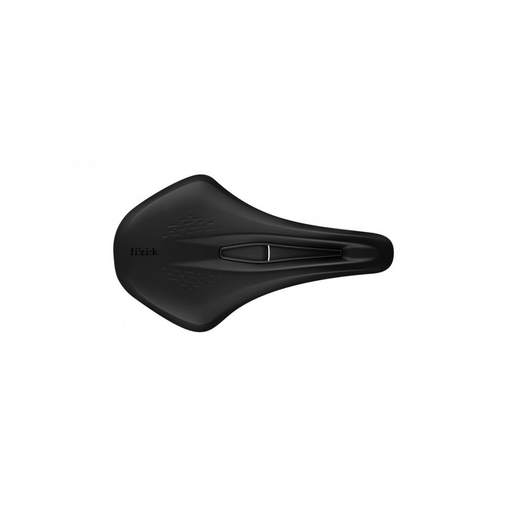 Fizik Terra Argo X3 gravel bike saddle with ergonomic cut-out and comfortable design, suitable for gravel cycling components.