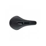 Fizik Vento Argo X1 off-road racing saddle with ergonomic cut-out and mud flap, designed for mountain biking components.