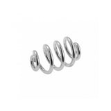 Brooks left hand coil spring component for B66, B67 Flyer, Conquest, and Countess saddles, designed for saddle adjustment and support.