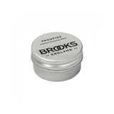 Brooks Proofide silver leather saddle conditioner and protector in 30ml bottle, designed for leather components and saddle care.