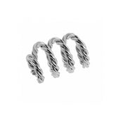 Brooks stranded left hand rear coil component for B33 saddle replacement, chrome finish, bicycle saddle parts.
