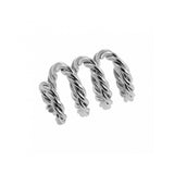 Brooks stranded left hand rear coil component for B33 saddle replacement, chrome finish, bicycle saddle parts.