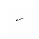 Brooks tension pin and nut assembly for saddle adjustment and repair, 64mm bike component showing metal parts and threading.