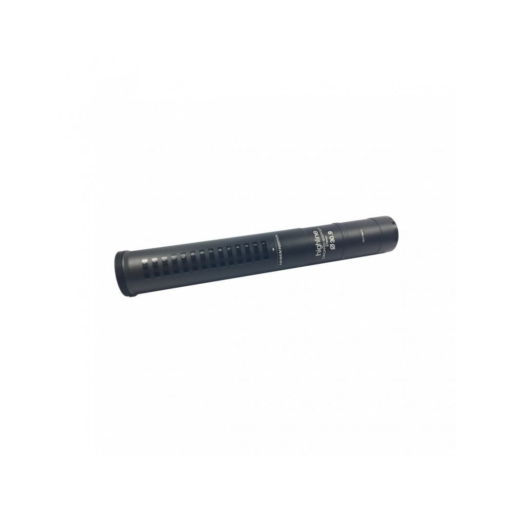 Crankbrothers Highline 2-Keyway v2 seatpost finishing kit for 30.9mm seatposts, includes components for installation and adjustment.
