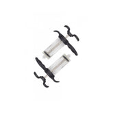 Jagwire Elite DOT Brake Bleed Kit with 2 ergonomic syringes for DOT fluid, ideal for bike workshop brake maintenance.