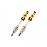 Jagwire Elite Mineral Bleed Kit replacement parts with 1/4 turn valve adapters for bike brake and derailleur maintenance.