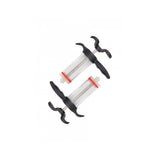 Jagwire Elite Mineral Brake Bleed Kit with 2 ergonomic syringes for mineral fluid systems, workshop use, in a compact package.