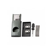 Crankbrothers F11 multi tool in black with tyre plug and chain link holder for bike maintenance workshop use