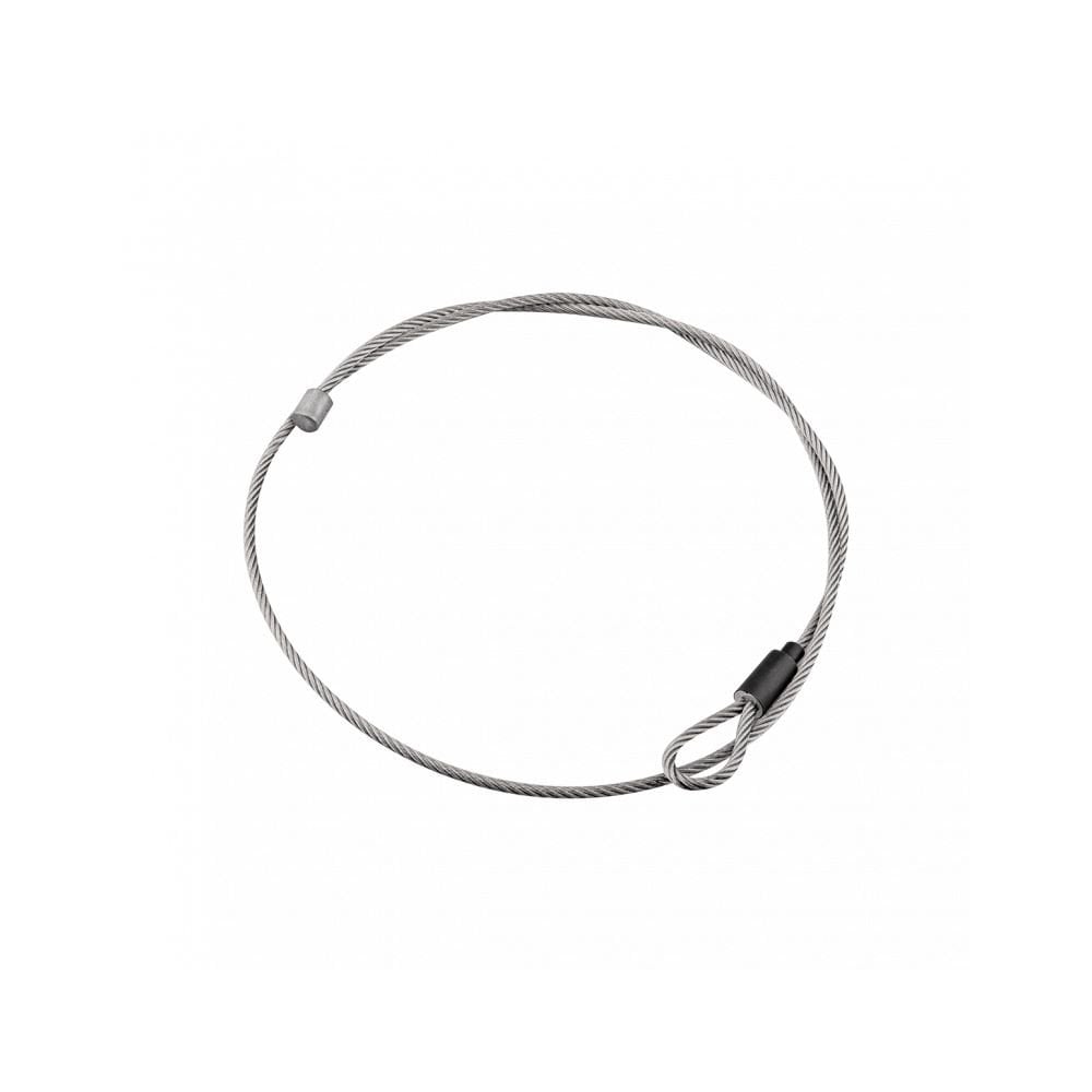 Topeak Fix Station 4mm steel cable, 100cm length, black, for bike repair stand, workshop replacement part.