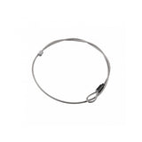 Topeak Fix Station 4mm steel cable, 100cm length, black, for bike repair stand, workshop replacement part.