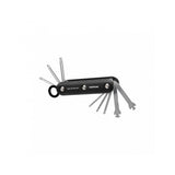 Topeak Fix Station bike tool set with Torx and spoke keys, compact black and silver workshop tools for bike maintenance.
