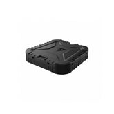 Topeak Tune-Up Box Black for E-Bike cable and electronic shifter dock storage, workshop tool organizer with compartments.